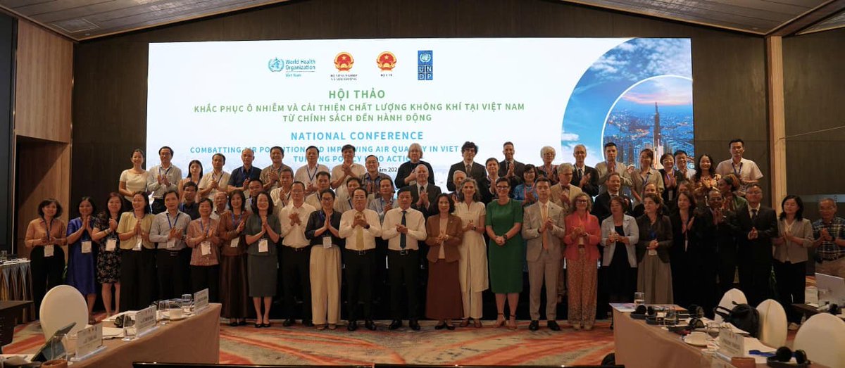 JGuerrier_EU's tweet photo. The EU is working closely with our partners at Ministry of Agriculture and Environment, Ministry of Health, various UN agencies including the UNDP and WHO, to support Viet Nam in providing cleaner energy, smart transport and a healthier and more sustainable future for all. (2/2) https://t.co/Wr4RCcXkIT