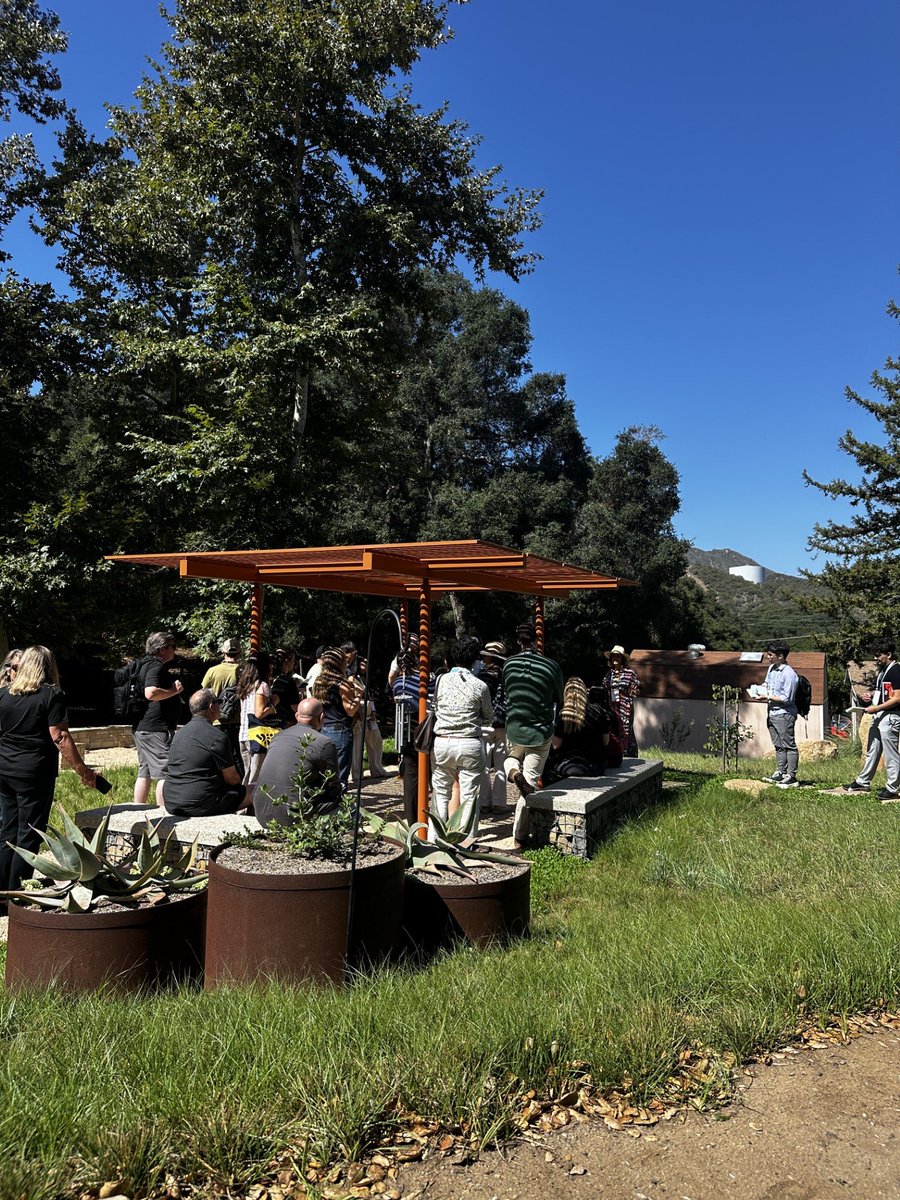 LACOFD's tweet photo. National impact, local roots! 🌍🚒
The #LACoFD Malibu Forestry Unit welcomed 48 landscape architects from across the US (including CA, OR, WA, NY, and CO) during their annual nationwide conference.
As wildfire safety remains a critical conversation, guests toured our demonstration garden to learn about defensive space landscaping and home hardening. The consensus? A fire-department-run educational space like this is exactly what the industry needs.
Huge thanks to Elisa Read (Studio Pappaterra), the Santa Monica Mountains RCD, the SMM Fire Safe Council, and horticulturalist John Greenlee for making this event a massive success! 🌲✨
#WildfireSafety #HomeHardening #LACounty