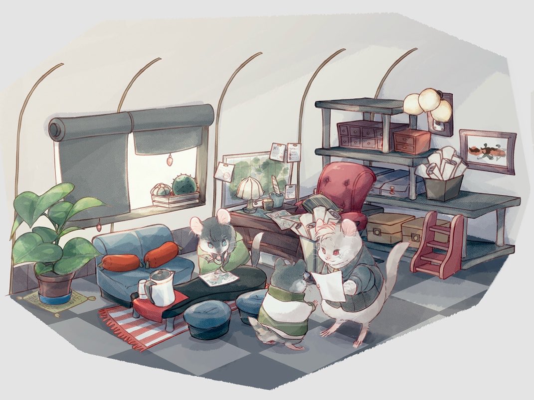 ryo_nikukyuuu's tweet photo. これはだいぶ前の再放送なんですけど、架空のお店とお部屋描くのが趣味なので見てもらっていいですか https://t.co/WqlnxodzhK