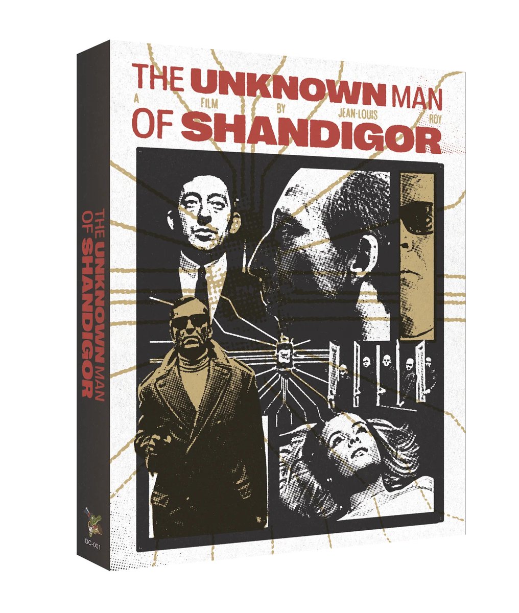 disc_connected's tweet photo. ***ANNOUNCEMENT***

Now available on Blu-ray in the US and shipping after their sale with a new printing design and slipcover from @DeafCrocodile: #TheUnknownManOfShandigor (1967)!

New Printing.
Scanavo case and easier to read design
New slipcover by Haunt Love limited to 300 units

90 min. - Swiss director Jean-Louis Roy’s long-lost mid-1960s Cold War super-spy thriller is a marvelous and surreal hall of mirrors, part-DR. STRANGELOVE, part-ALPHAVILLE, with sly nods to British TV shows like “THE AVENGERS” and “DOCTOR WHO.” The film stars a Who’s Who of great Sixties character actors starting with the unforgettable Daniel Emilfork (THE CITY OF LOST CHILDREN, THE DEVIL’S NIGHTMARE) as crazed scientist Herbert Von Krantz, who’s invented a device to sterilize all nuclear weapons. A mad herd of rival spies are desperate to get their hands on the device, including legendary French singer Serge Gainsbourg as the leader of a sect of bald, turtleneck-wearing assassins, and Jess Franco vet Howard Vernon (THE AWFUL DR. ORLOF). Gainsbourg’s deranged jazz-lounge song, “Bye Bye Mr. Spy” – performed by him on a funeral parlor organ, no less – is arguably the film’s high point. “An accomplished spy is at the same time psychologist, artist, funambulist, conjurer,” to quote one of the characters – and the same could be said of Roy’s exotic camera obscura of B&W Cold War paranoia. With Marie-France Boyer (Agnes Varda’s LE BONHEUR).

Bonus Features:

4K Restoration from the original 35mm picture and sound elements by  Cinémathèque suisse with additional digital restoration by Craig Rogers
New Commentary by film journalist Samm Deighan
New essay by filmmaker, punk musician, poet, and genre expert Chris D.
New interview with Francoise Roy, wife of director Jean-Louis Roy, and Michel Schopfer, first assistant director on THE UNKNOWN MAN OF SHANDIGOR (17 min., in Swiss French with English subtitles)
Ultra-rare 1967 "making of" documentary from Swiss TV's "Cinema VIF" show, featuring interviews with director Jean-Louis Roy, cast members Daniel Emilfork, Jacques Dufilho, and Marie-France Boyer, and behind-the-scenes footage (28 min., in Swiss French with English subtitles)
Restored original trailer
Cover artwork by Tony Stella

Trailer: https://t.co/RbOBvIXA3O

Purchase: https://t.co/QfZOHasHT7

Standard edition: https://t.co/AB87NqbCSS

#BluRay #Ad #PhysicalMedia #BluRays #BoutiqueBluRay #CultMovies #DiscConnected #DeafCrocodile