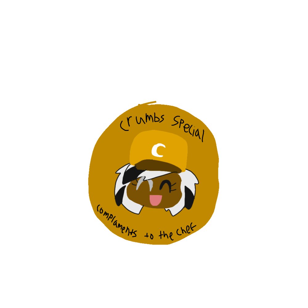 KatebaccaS's tweet photo. Crumbs gets her own famous sticker in lids on each drink https://t.co/GzcxR3z6NL