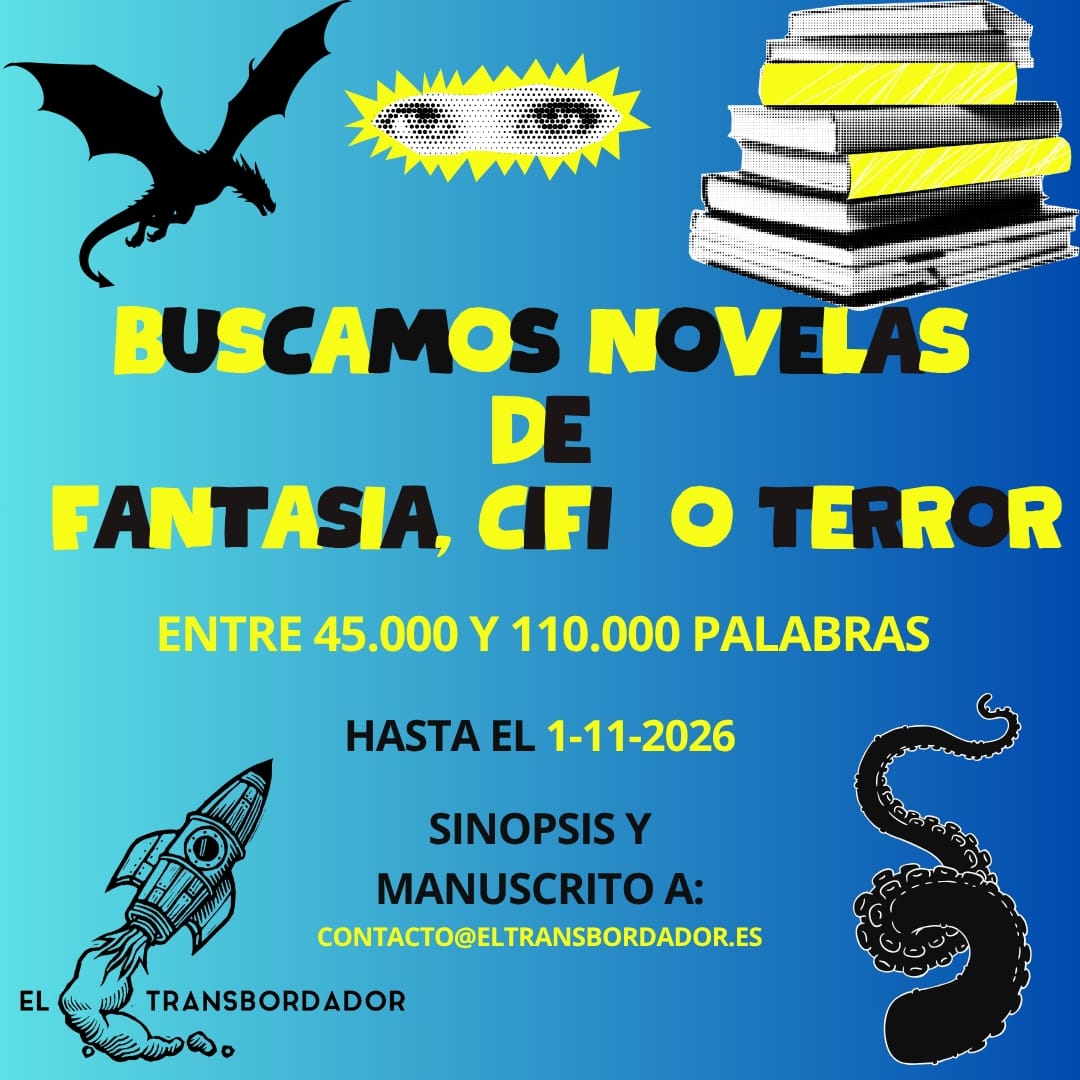 EdTransbordador's tweet photo. Tal y como anunciamos, abrimos convocatoria 📚🚀

🗓️ Aceptaremos manuscritos hasta el 1 de noviembre.

📬 Necesitamos un mail con sinopsis y manuscrito completo.

#novela #fantasia #cienciaficcion #terror 

Gracias por confiar en nosotr@s ☺️🙏✨🚀 https://t.co/YblfTelqZZ