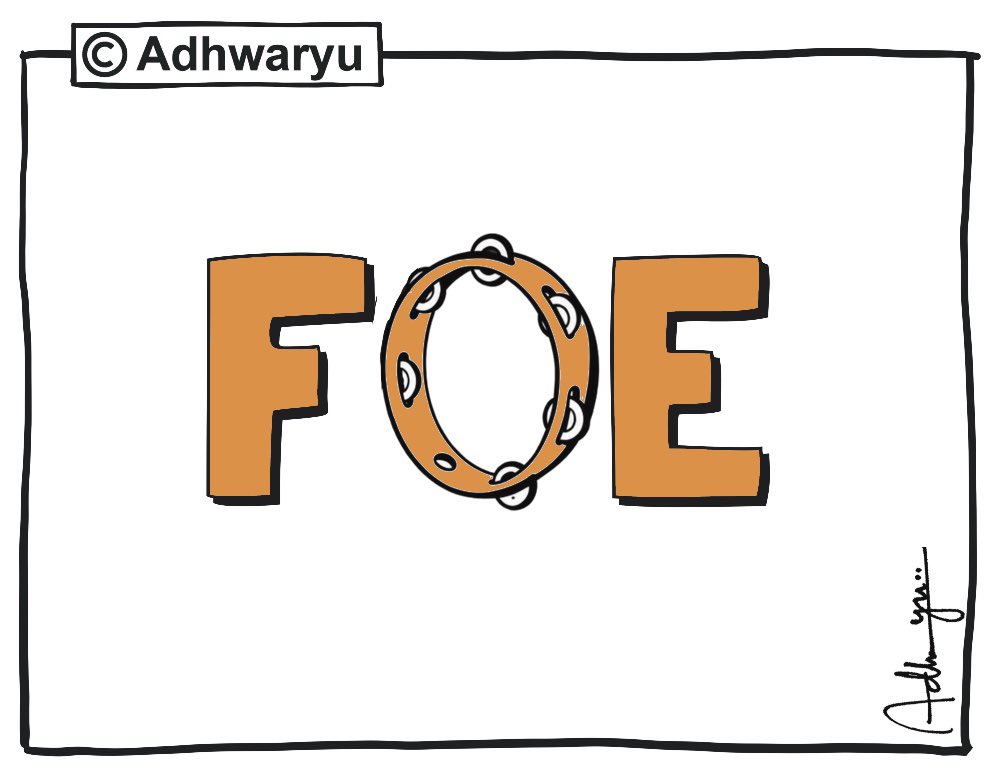 CartoonistSan's tweet photo. Satire must remain free. Standing with @MANJULtoons @satishacharya  #FreedomOfExpression https://t.co/ojOYZ4MfmW