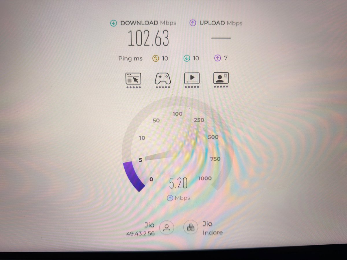 ratan_dixit_'s tweet photo. "Extremely disappointed with the recent JioFiber installation. My 100 Mbps plan is providing less than 1 Mbps upload speed, making service unusable.Please resolve this connectivity issue promptly or initiate the return of the connection and refund." @JioCare @reliancejio worst😣 https://t.co/8lqDMLstbj
