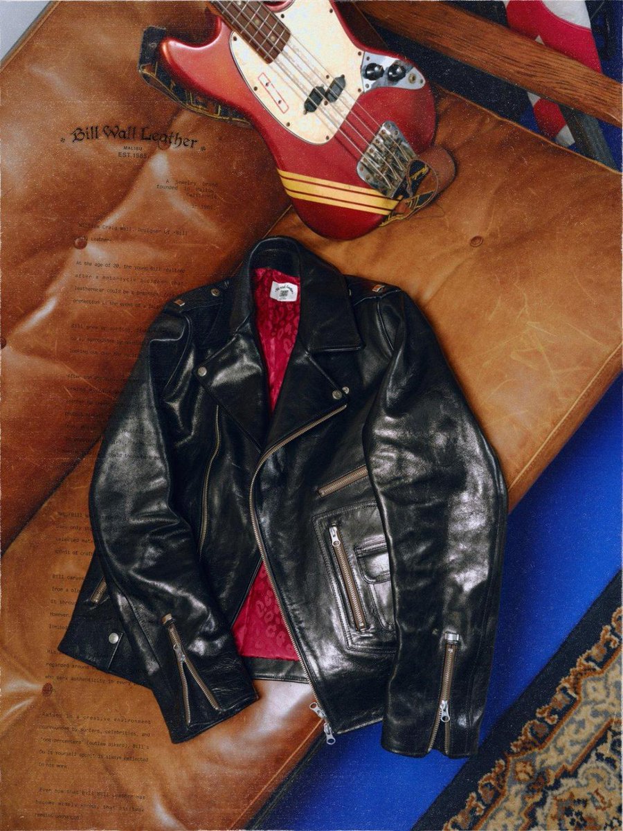 fashionsnap's tweet photo. 【新着】ビームスからカリフォルニア発ジュエリー「ビル ウォール レザー」初のアパレルが途上。ライダースなど発売。 https://t.co/LgAVWRaFUY https://t.co/OH9PWcQ72v