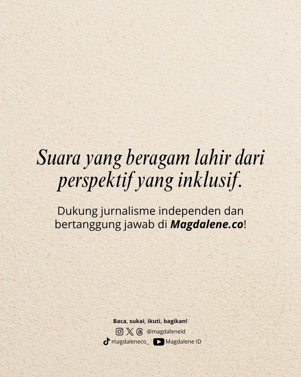 magdaleneid's tweet photo. Lewat serial #MerawatIngatan65, Magdalene mengajakmu melihat kembali peristiwa ini dan mendekonstruksi narasi tunggal yang kerap ditulis oleh negara.
Ikuti serialnya di https://t.co/8ved01Bizz! https://t.co/O9xPmhYcSr