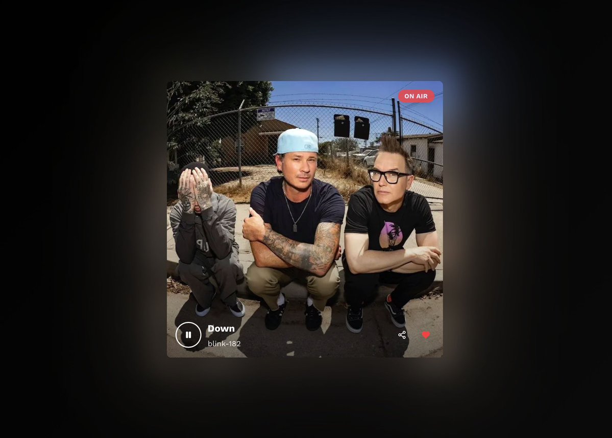 NewClearRadio's tweet photo. blink-182 - Down, A song ageing  with you
Who's here from the 90s and early 00s? https://t.co/jWYYoZmnWP
