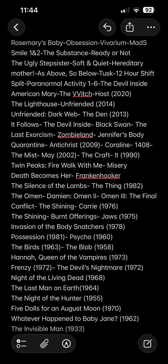 wickedxo_'s tweet photo. @XellviaVT Listed all my Letterboxd horror likes 😚 https://t.co/LrmFjC96TA