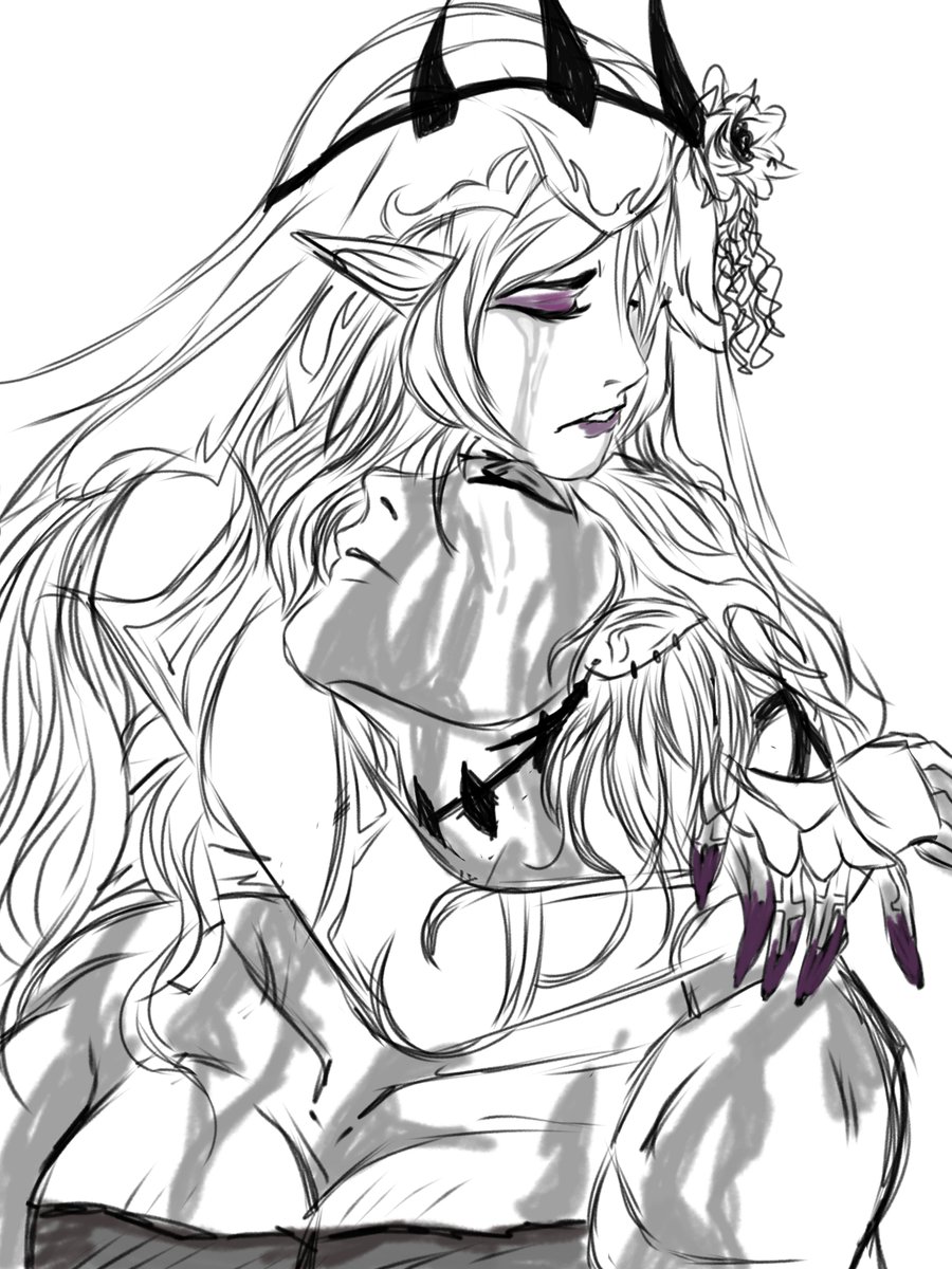 Weeby_lycrois's tweet photo. #Hadore kinda Hades knew as soon as he steps on the battle field he would either die or win and life without his brother. His brothers then his wife that his mindset. Although he really loved her he still chose them. The last moment was lenore holding him while he fainted away https://t.co/5QbYXl3C1p
