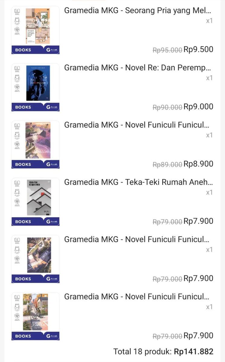 yuliapandaa's tweet photo. Gramedia tuh sebenernya sering banget ngadain diskon.

Jadi jangan tiap ada promo langsung mikir “WADUH GRAMEDIA MAU BANGKRUT??”

Sering cek-cek promo dan diskon mereka. Dan skrng lagi ada event Semesta buku gramedia diskon 70-90% sampai 11 Oktober 2026 https://t.co/LyE4co2TAf