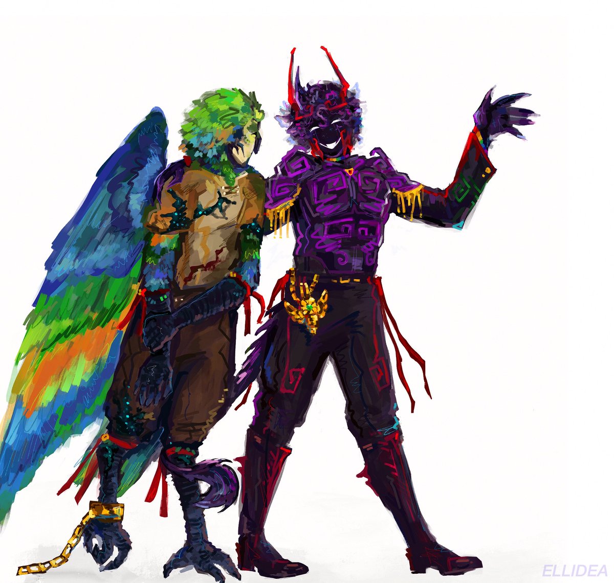 ellidea's tweet photo. Havoc Duo. Both are prisoners
#unstableuniverse #spokeisherefanart #parrotx2 https://t.co/h5awVH1eYW