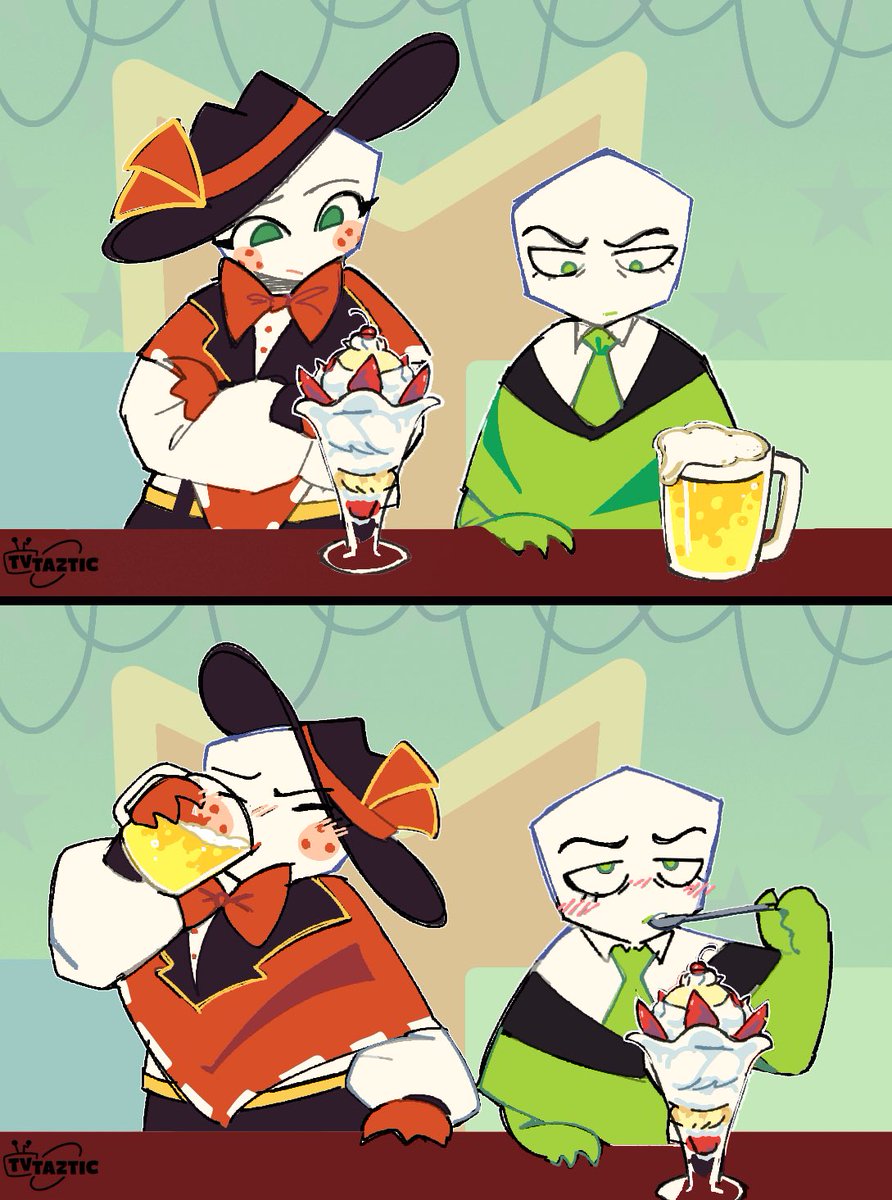 _tvtaztic's tweet photo. Oc x Battat, been a bit since I last drew them… :] https://t.co/SRC8JuaHHI