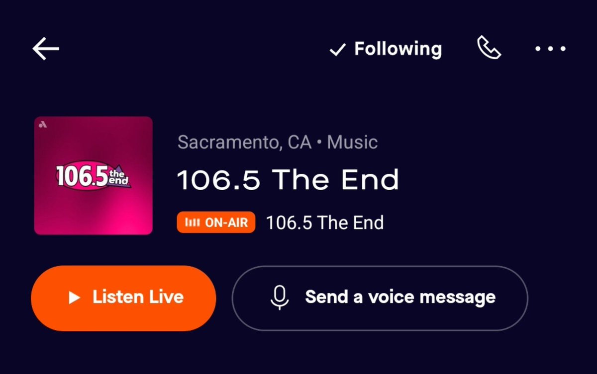 RSonRadio's tweet photo. 📻 106.5 The End, Sacramento 📻

☎️Request / Text Line: (916) 909-1065

📬 https://t.co/KWoYGhfQWV
https://t.co/9nywm3kuSW

🎙Audacy app mic request: https://t.co/g6RRocVsyG https://t.co/X0ftb8yg9D