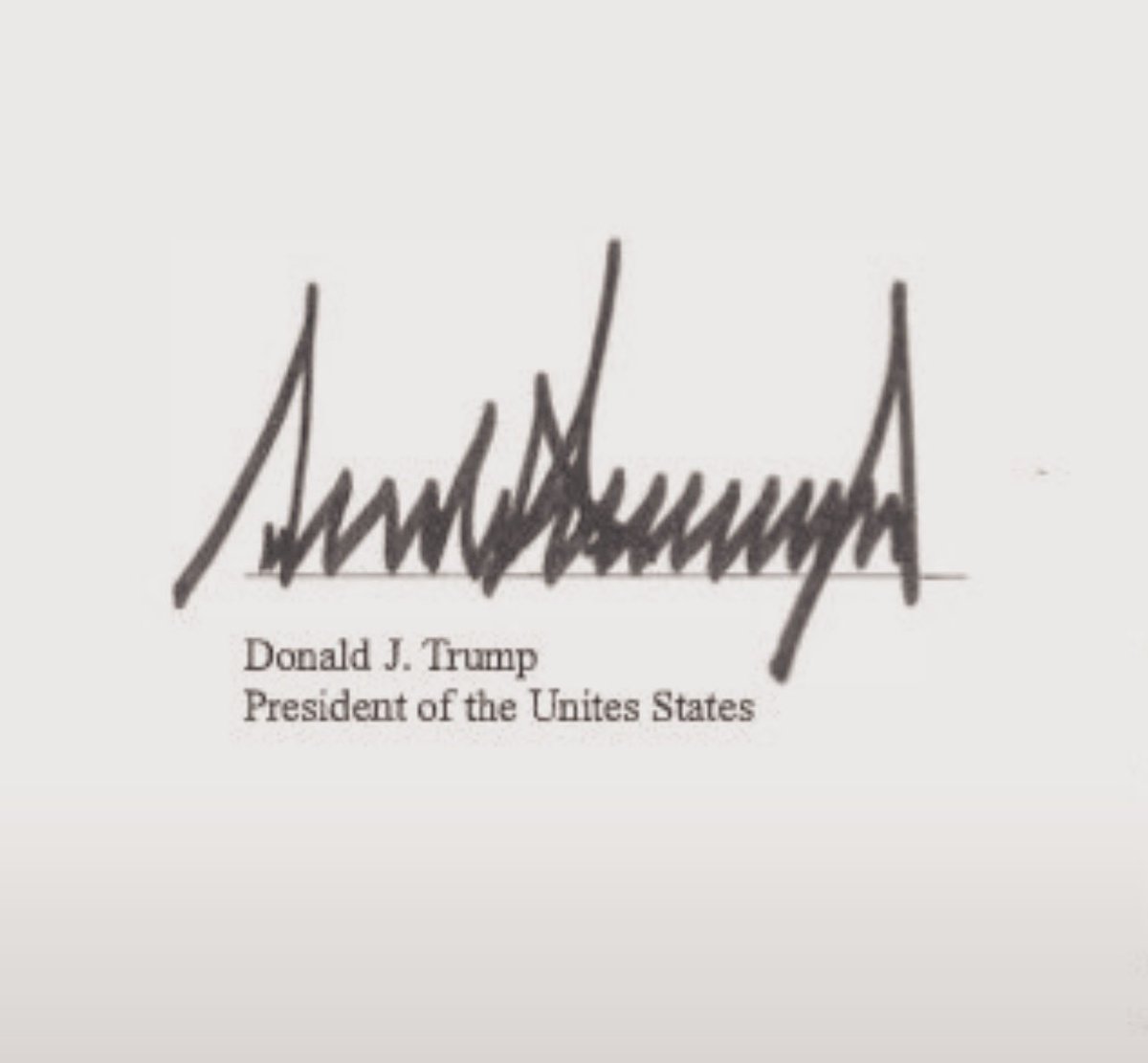 ShivAroor's tweet photo. Anthropic. OpenAI. Google. Meta. xAI. Nvidia. All the people building superintelligence signed this—And “United States” is misspelled under Trump’s signature.

We’re in great hands. 💀 https://t.co/kLPk7q9Spt
