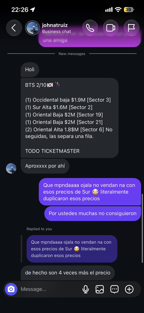 achm____'s tweet photo. @lisxoxofn @magnusblueflame El man está ardido porque yo lo boletee por Instagram JAJAJAJJAJAJAJJ ya me bloquearon una vez el perfil https://t.co/skCpyfFeLS
