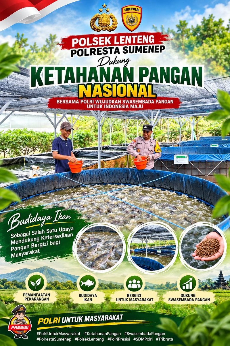 SugiAnto137694's tweet photo. #astacita
#polripresisi
#polriuntukmasyarakat
#swasembadapangan
#ketahananpangan
#ketahananpanganpoldajatim
#divhumaspolri
#birosdmpoldajatim #bidhumaspoldajatim
#polrestasumenep
#kabupatensumenep https://t.co/knBnURHVkV