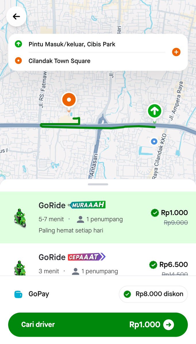 kentannky's tweet photo. Lumayan bisa menghemat .walaupun abis gajian buat jalan2 tetep harus hemat, ada hacks baru ni pesen gojek di aplikasi gopay ada promo cuma 1rb aja guys Gojek 1000 Diaplikasi GoPay https://t.co/PEgqRtlA1k