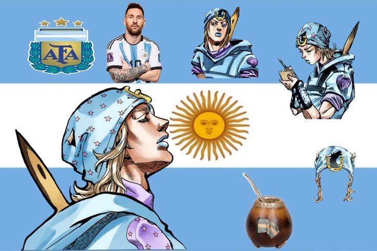 ecoosdulces's tweet photo. johnny joestar es argentino pq quiere mtar al presidente https://t.co/7MLD5loSbI