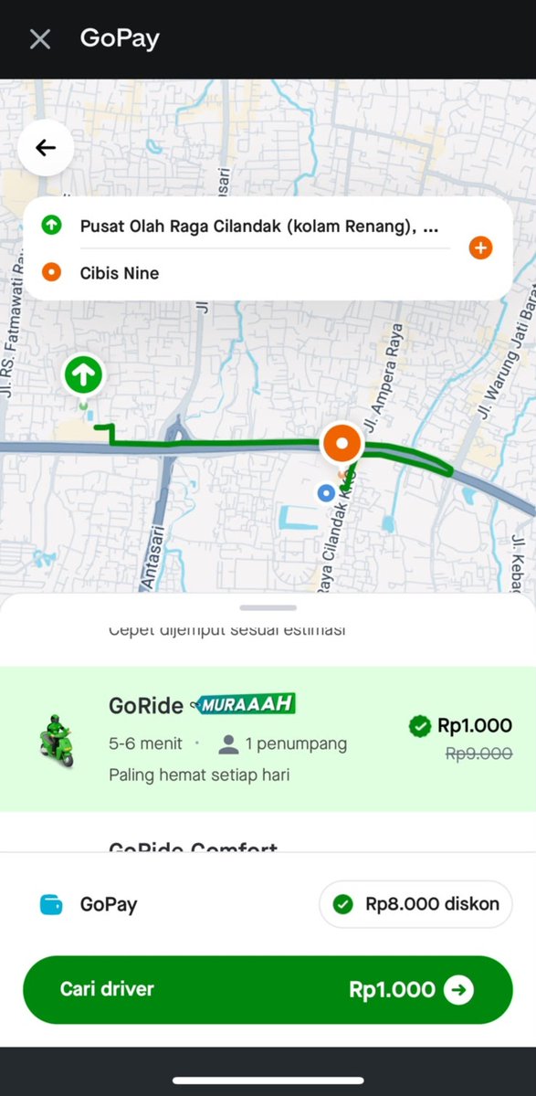 jie_jie_jokowis's tweet photo. Smart move buat dompetmu Pesan Gojek langsung di Aplikasi GoPay mulai dari 1rb benar²
 memberikan solusi mobilitas harian yang paling efektif, efisien, sekaligus menghemat anggaran secara maksimal!
#Gojek1000DiaplikasiGoPay https://t.co/9oTvSuaxro