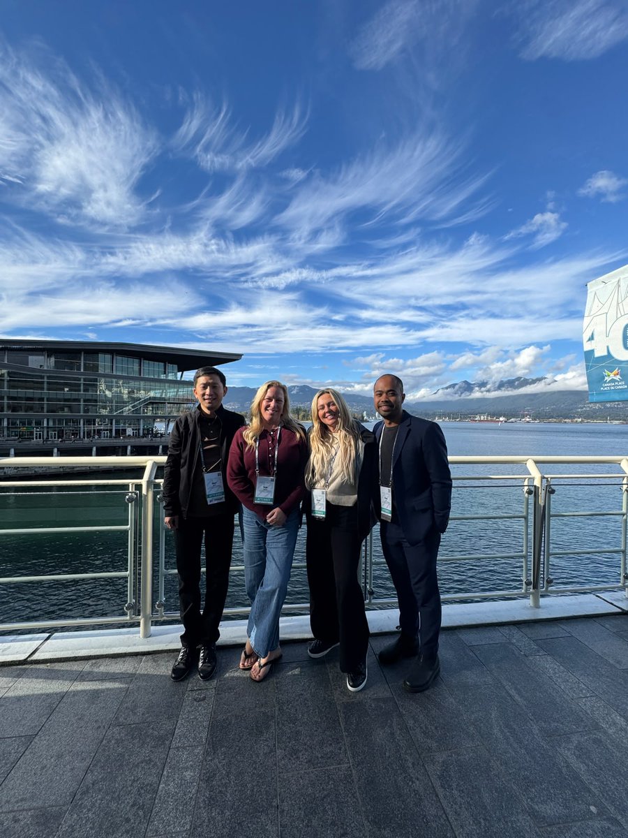 AlbertWangRE's tweet photo. A quick photo with our Royal LePage Advance Realty crew between sessions at PacificWest. I came back with a notebook full of ideas. Now comes the useful part: working out which ones actually fit our clients and our offices on Vancouver Island. https://t.co/sfirXXsKDA