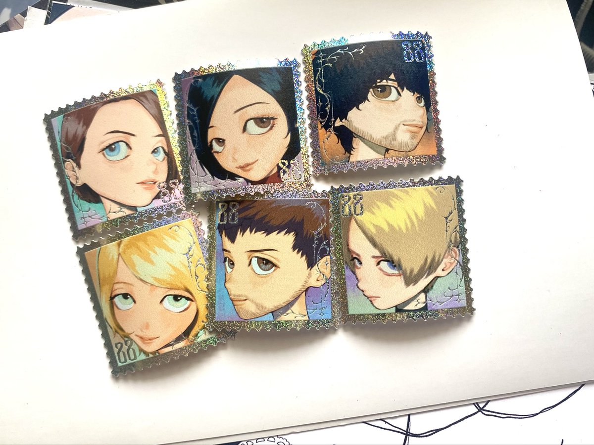 2OARIN's tweet photo. resident evil lucky stamp hologram stickers (+claire coming soon)  #cf23 https://t.co/268Z1Wx9jl