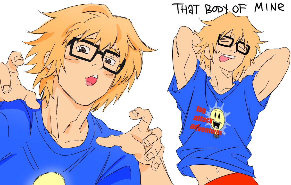 germygogurt's tweet photo. blush wink drool #factattackadventures https://t.co/IdNN8ZTqMX