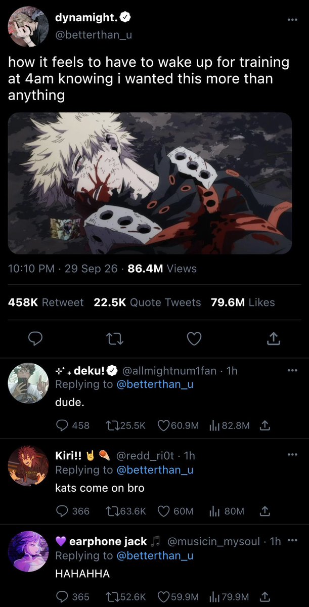 gr4ve__r0bber's tweet photo. i like to think im funny as fuck

#mha 

contribution to the socmed au im working on https://t.co/07qItkasdF