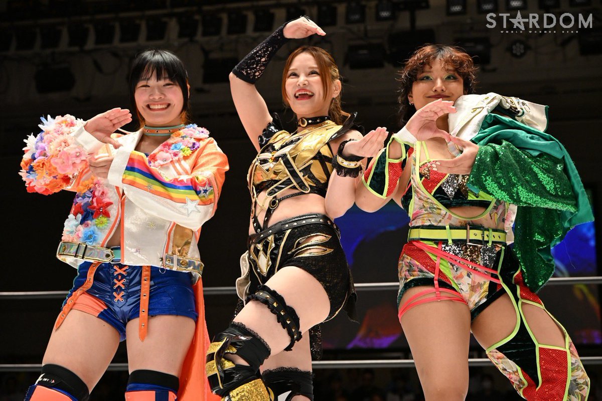 saya_5_19's tweet photo. 纏がじゃじゃ馬トーナメント前に勝利を飾った！！

今のSTARSの勢いをそのままに、挑んで勝ち上がれ！！

#STARDOM
#STARS https://t.co/Ag5wySMk6P
