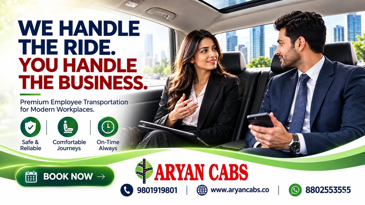 aryan77645's tweet photo. Premium employee rides with Aryan Cabs. Safe, comfy &amp; on time. 9801919801 | 8802553555 | https://t.co/PH4ahpgALM #AryanCabs #EmployeeTransport https://t.co/uHfmvnTHKC