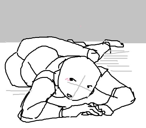 meebleunless's tweet photo. Somehow body angle manages to turns out good whenever im drawing with Microsoft painting with my mouse. Im irritated https://t.co/Tjsv2iKPUo