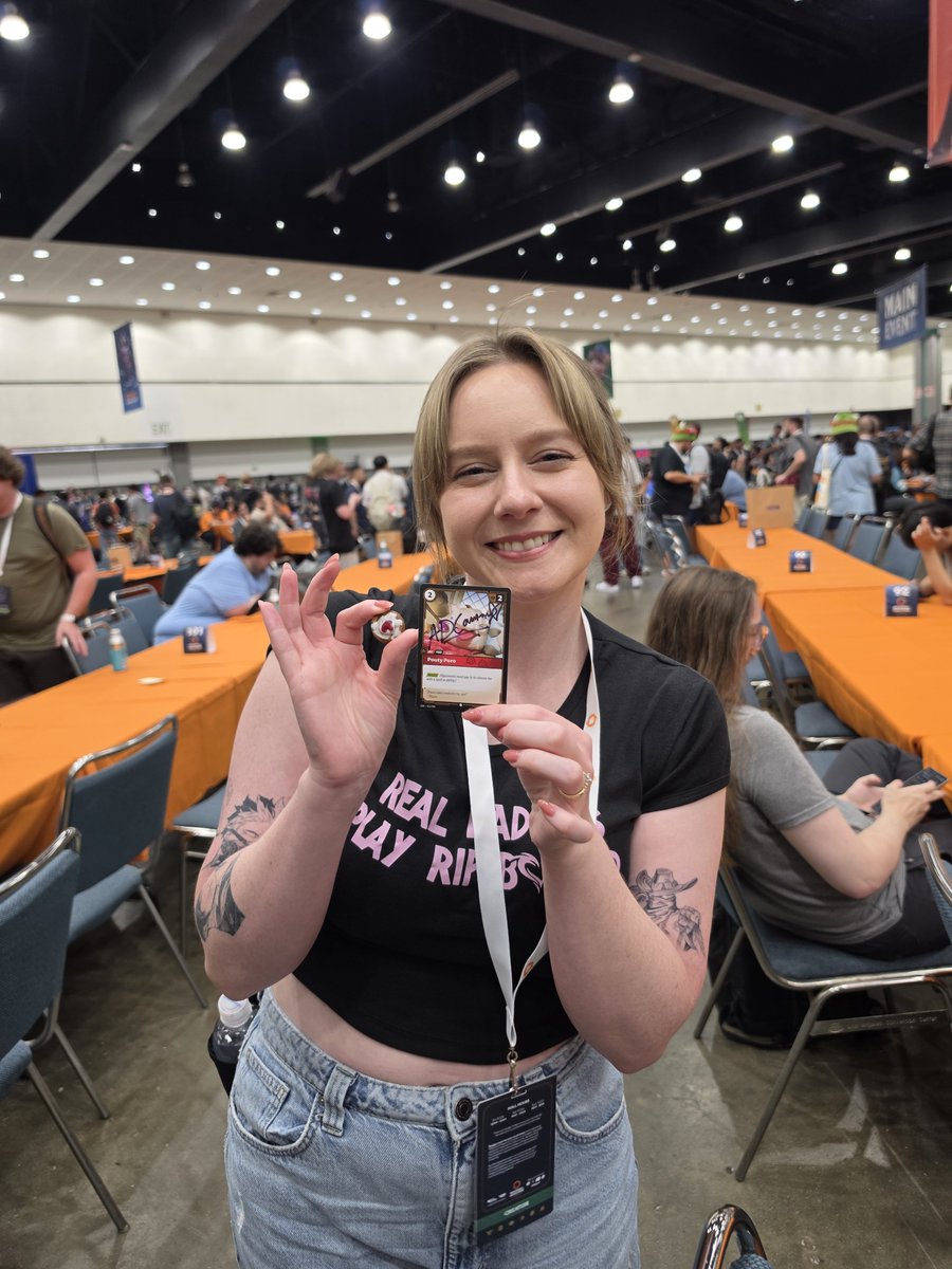 DevilsAlterego2's tweet photo. I can officially post it because I have given them the binder. Thank you everyone who signed a poro in the binder. There is no way I can tag everyone so I will just post some of the photos here. Full video will be posted on tiktok later this week. #RQLA #riftbound #poro https://t.co/ok1asmQ13J