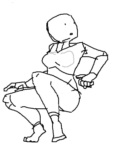 meebleunless's tweet photo. Somehow body angle manages to turns out good whenever im drawing with Microsoft painting with my mouse. Im irritated https://t.co/Tjsv2iKPUo