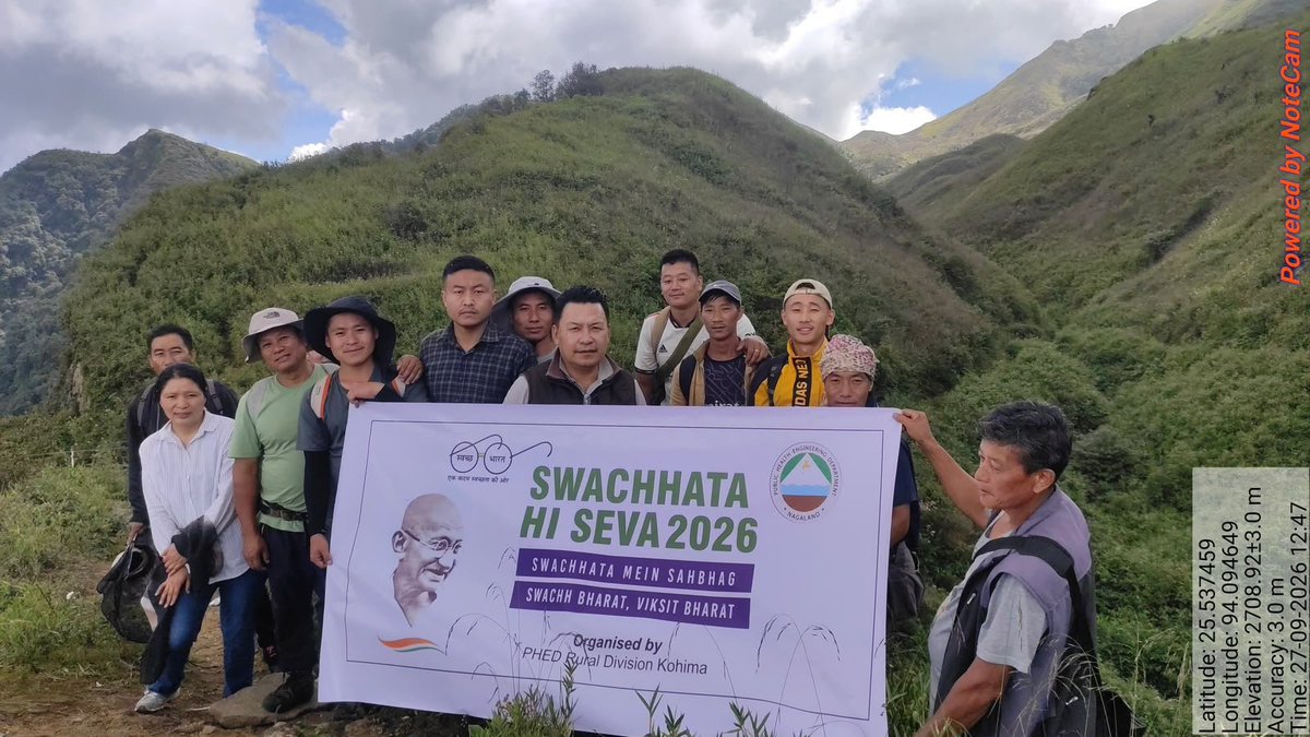 jacob_zhimomi's tweet photo. From community clean-up activities to door-to-door visitations emphasising on the three Rs : Reduce, Reuse & Recycle; @nagalandphed is ensuring #SwachhataHiSeva2026 is a people’s movement by inculcating innovative ideas and methods to spread public awareness on the importance of a clean environment. Glimpses from across Nagaland:
Pic 1 - Chümoukedima District 
Pic 2 - Kohima District 
Pic 3 - Tuensang District 
Pic 4 - Longleng District 

@narendramodi @AmitShah @NitinNabin @blsanthosh 
#SwachhBharat #SwachhataMeinSahbhagSwachhBharatViksitBharat #Nagaland