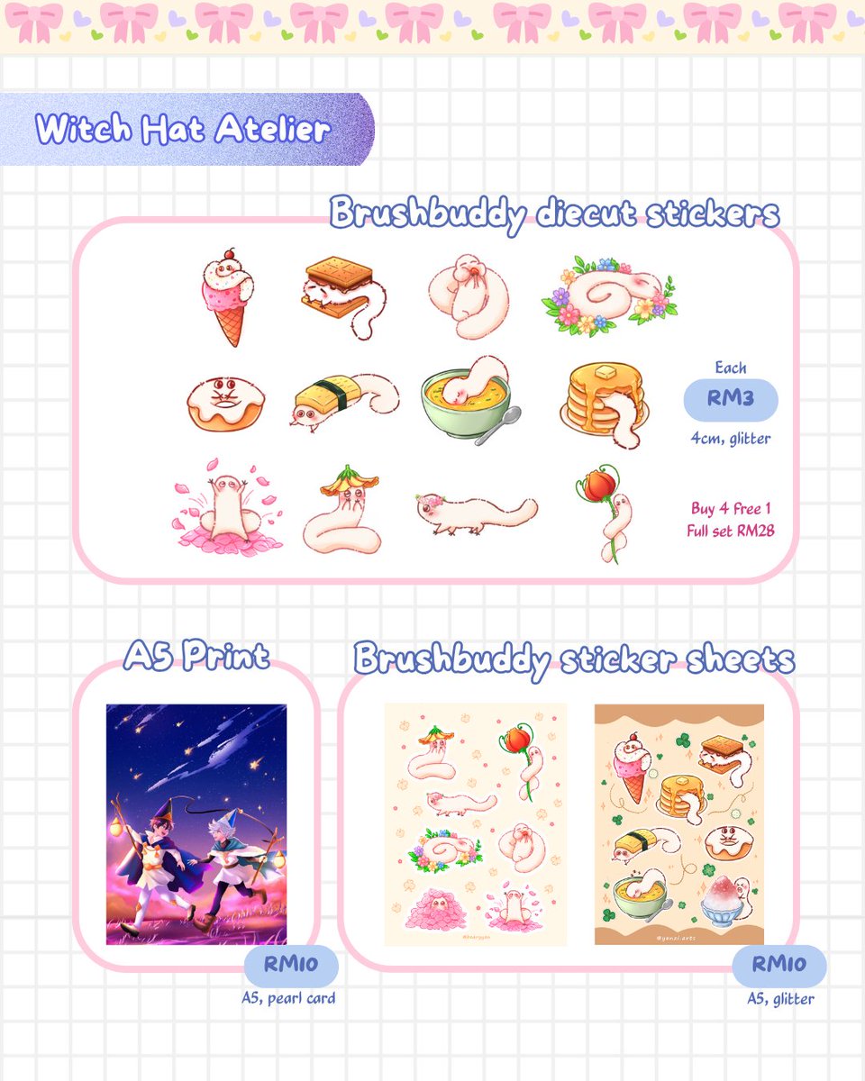 bearyyen's tweet photo. Pick up + Mail orders 💌

Fandoms: WHA, JJK (Stsg), Trigun Stampede, TGCF, KHR, Arcane (Jayvik)

📍Akiba Fest / Anime Fest (Lalaport) 
🗓️ 3-4 Oct / 17-18 Oct

DM me if you're interested to get anything 💓 #akibafest #animefest #aflalaport #catalogue https://t.co/CmDOwWZDrO