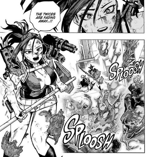 Color_Division's tweet photo. MOMO'S QUIRKSET HAS THE MACHINE GUN, HOLY SHIT. I'M SO HAPPY, I'M SOOOOOOO HAPPY IF THIS IS ALSO A SKIN I'LL CRY. YAAAAAAAAS. https://t.co/6j3LEMbiw2