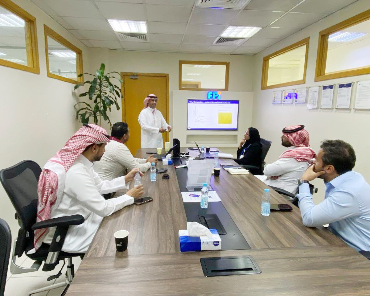 futurepipe's tweet photo. 🇸🇦 FPI welcomed the Ministry of Energy’s OSP delegation in Dammam, highlighting sustainable composite solutions for energy. #FPI #Energy #Sustainability #SaudiArabia https://t.co/QoF50ifGGG