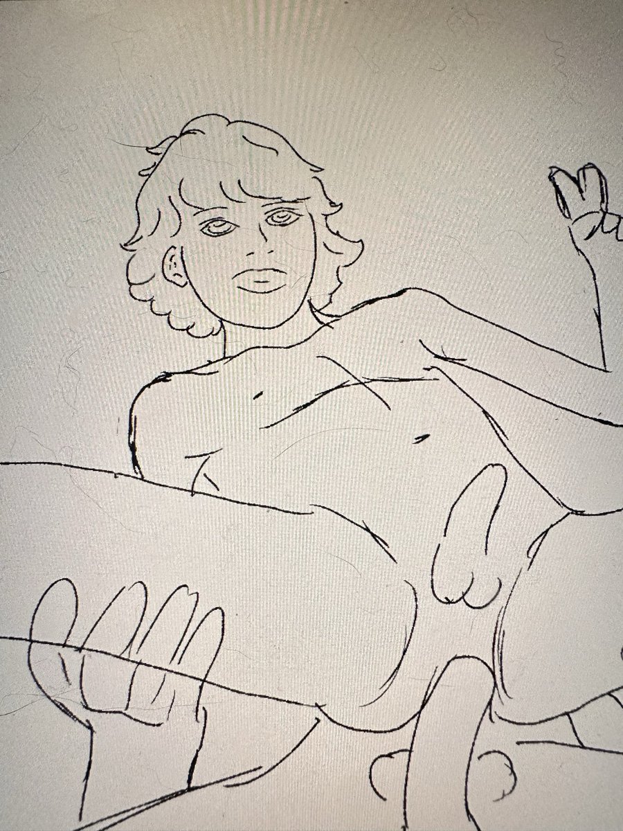 GoldCloudRunner's tweet photo. Still super new to drawing (digitally) and before last week I didn’t know that there was a rough sketch then detailed sketch THEN line work. And a bunch of layers. So here’s my progress on a sketch that I’ll finish in the next couple of days https://t.co/jvy6PvzsmL