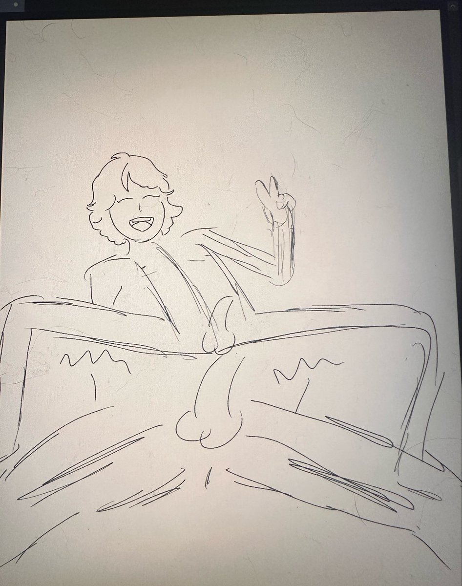 GoldCloudRunner's tweet photo. Still super new to drawing (digitally) and before last week I didn’t know that there was a rough sketch then detailed sketch THEN line work. And a bunch of layers. So here’s my progress on a sketch that I’ll finish in the next couple of days https://t.co/jvy6PvzsmL
