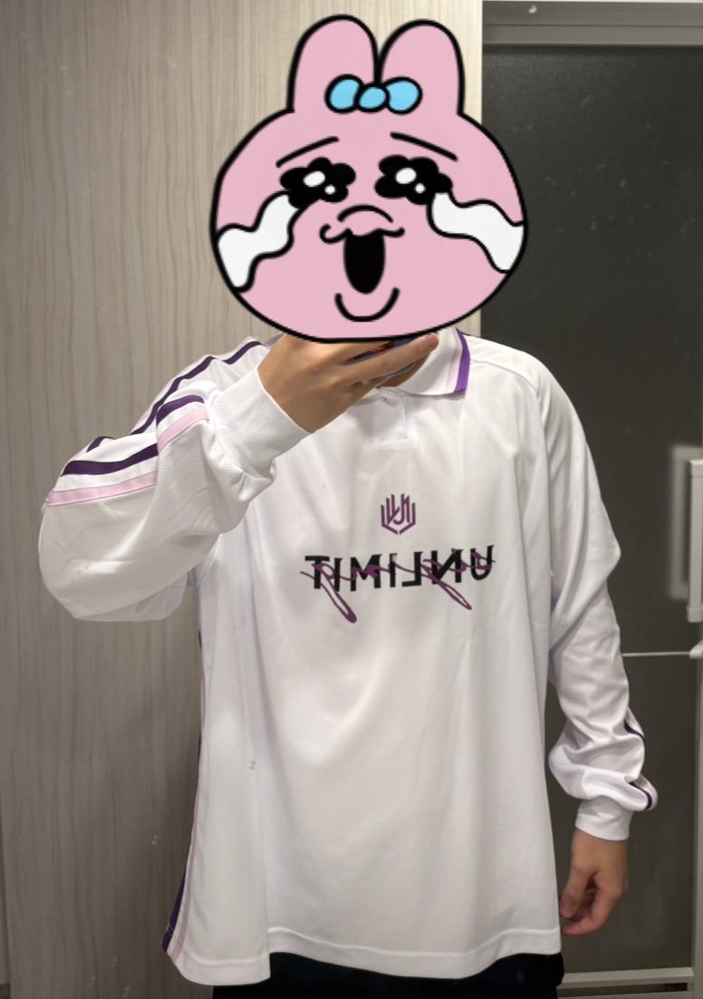 nhamutibi's tweet photo. UNLのロングスリーブシ��ツ届きました！！
サイズLでピッタリだった！
札幌この服きて応援しに行きます！！
 #UNLWIN
 #UNLIMIT https://t.co/tMTCkTUBho
