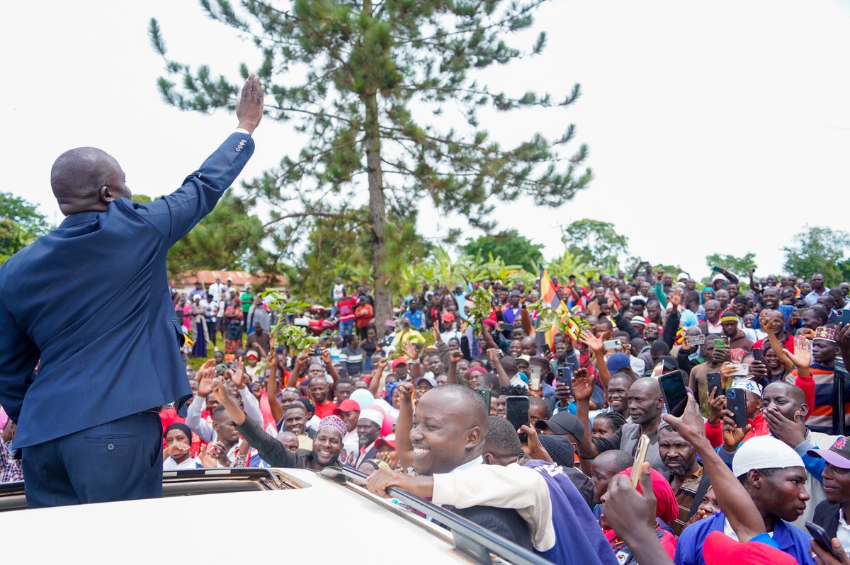 HEBobiwine's tweet photo. After a combined eight months in prison on politically motivated charges, our Deputy President Hon. Muwanga Kivumbi has finally regained his freedom. We welcome him home, and salute every comrade who stood by him and his family through those difficult months. We remain confident that the people of Uganda will have the last word on the destiny of our country notwithstanding whatever attempts the regime makes to silence their voice!