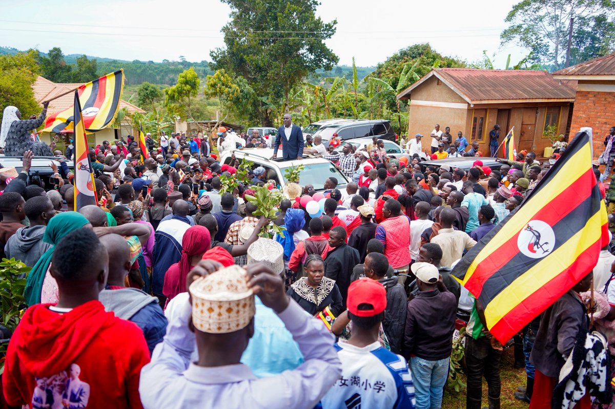 HEBobiwine's tweet photo. After a combined eight months in prison on politically motivated charges, our Deputy President Hon. Muwanga Kivumbi has finally regained his freedom. We welcome him home, and salute every comrade who stood by him and his family through those difficult months. We remain confident that the people of Uganda will have the last word on the destiny of our country notwithstanding whatever attempts the regime makes to silence their voice!