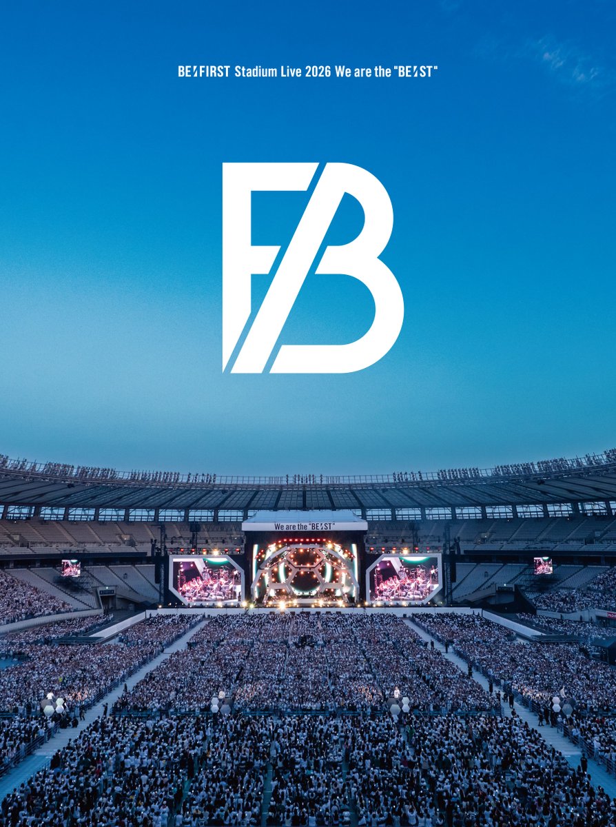 BMSG_MUSIC_SHOP's tweet photo. 📀本日発売日！
￣￣￣￣￣￣￣￣
#BEFIRST
2026.9.30 Release LIVE DVD&Blu-ray
「BE:FIRST Stadium Live 2026 We are the “BE:ST”」

10/4(日)18:00-
Viewing Party 開催

●BMSG MUSIC SHOP限定盤
特典映像Digest公開中
https://t.co/kGCgV2FCOG

●BMSG MUSIC SHOP限定盤 封入
✓バックステージパス風ステッカー
✓大判クリアカード

●購入特典
✓A5サイズクリアファイル（全3種よりランダム1種）
※BMSG MUSIC SHOP限定盤は対象外となります。

🛒https://t.co/UeNFiKv4vl

#BEFIR5T
#BF_StadiumLive2026