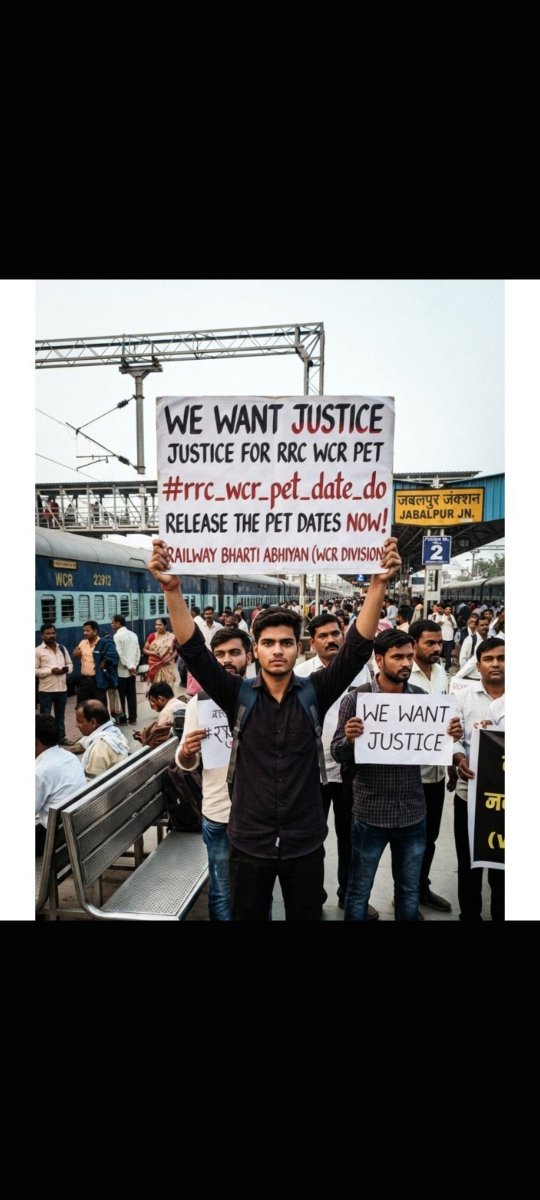 chpatel9977's tweet photo. #rrc_wcr_pet_date_jari_karo
हम लोगों का pet कराने के बजाय अन्य चीज को प्राथमिकता दिया जा रहा है l ये सरासर अन्याय है l pet date जारी करो
@drmjabalpur
@BhopalDivision
@RailMinIndia
@AshwiniVaishnaw
@PMOIndia
@RailwaySeva https://t.co/IMBVBsVFIl