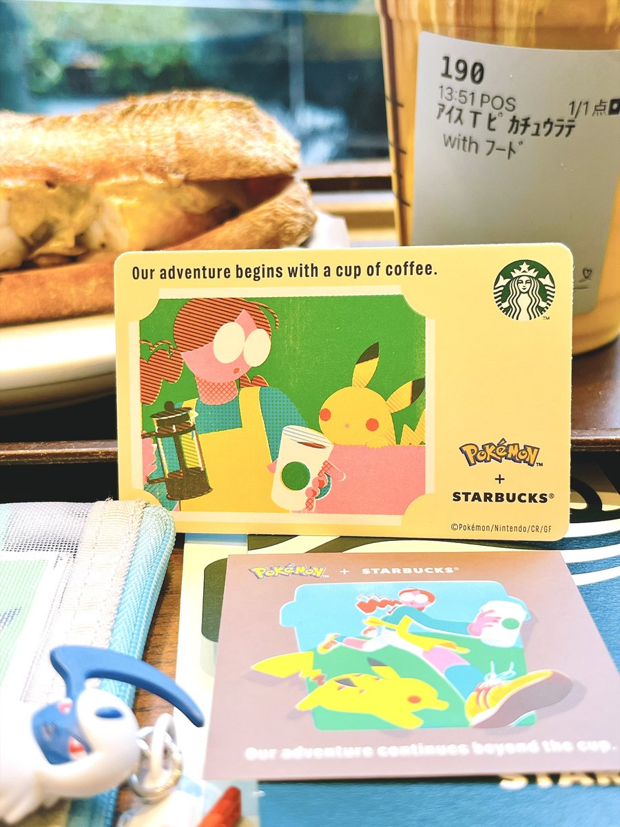 ks_orca's tweet photo. スターバックスとポケモンのコラボ本当に本当にありがと〜〜〜❕このカード欲しかったのでゲットできて嬉しい⚡☕️ https://t.co/0hVDZFwFlD