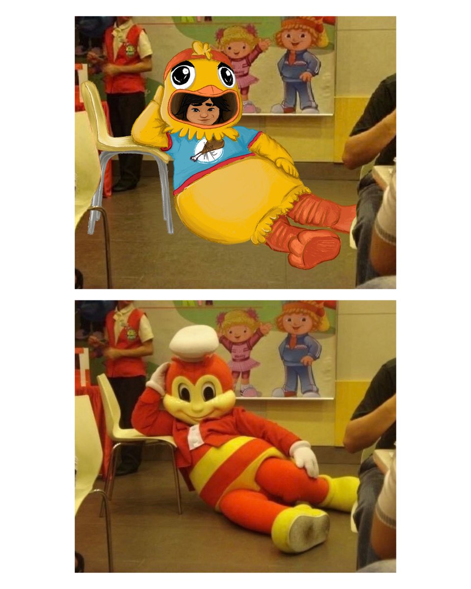 artsbyalymae's tweet photo. JO-llibee 

#forgottenisland #jollibee https://t.co/5tQDjKMY3g