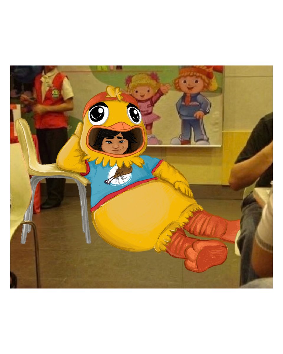 artsbyalymae's tweet photo. JO-llibee 

#forgottenisland #jollibee https://t.co/5tQDjKMY3g