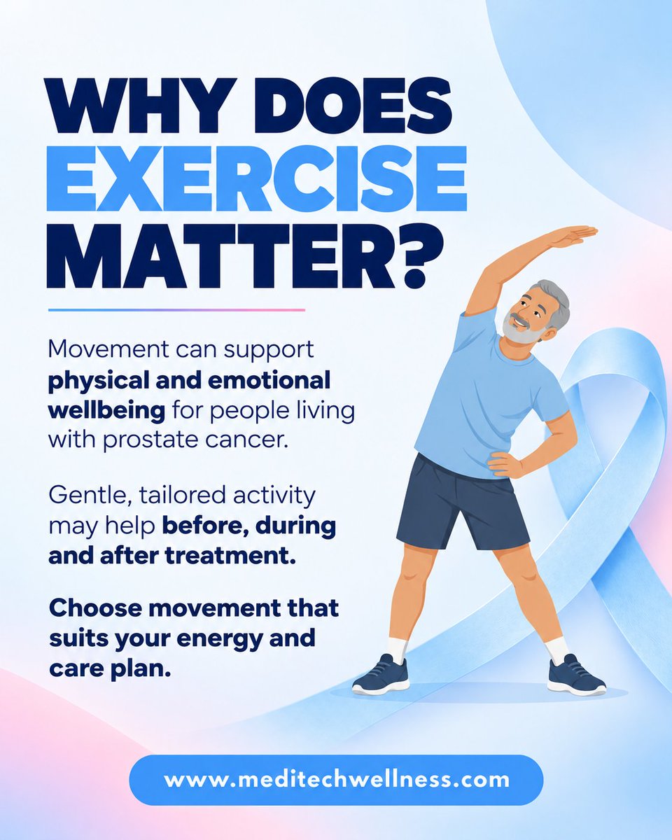 meditechwellnes's tweet photo. π Your journey, your paceβletβs talk prostate health, movement and support that fits you. Swipe to explore.
#ProstateHealth
#MensHealth
#HealthAwareness
#MovementMatters
#ActiveLiving
#Wellbeing
#MeditechWellness https://t.co/Z1lFIrxr4S
