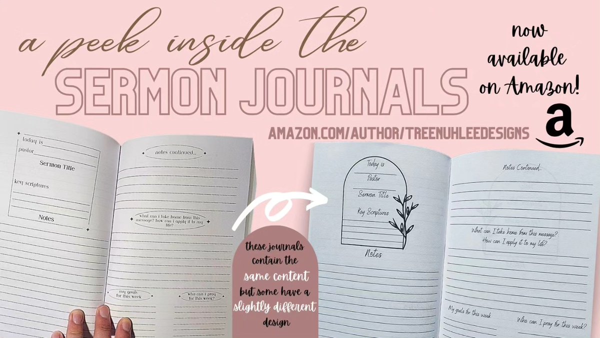 aylaesmer1's tweet photo. Take a look inside my journals—thoughtfully designed for prayer, reflection, and church journaling. https://t.co/Hx2D2vrynT