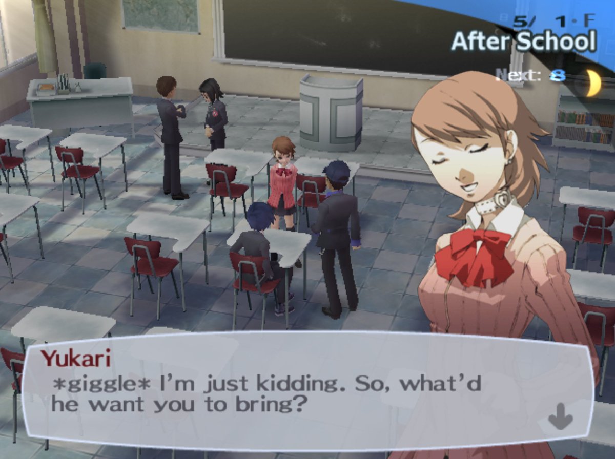 mxdotpng's tweet photo. this isn't ai. "her fingers are merging" and "the books arent defined enough to be books" is bullshit, and this is just what the floors in the classrooms of p3 look like. dont accuse random artists of such a thing without actual proof, its rude and frankly disgusting. https://t.co/hCymHnnxaP