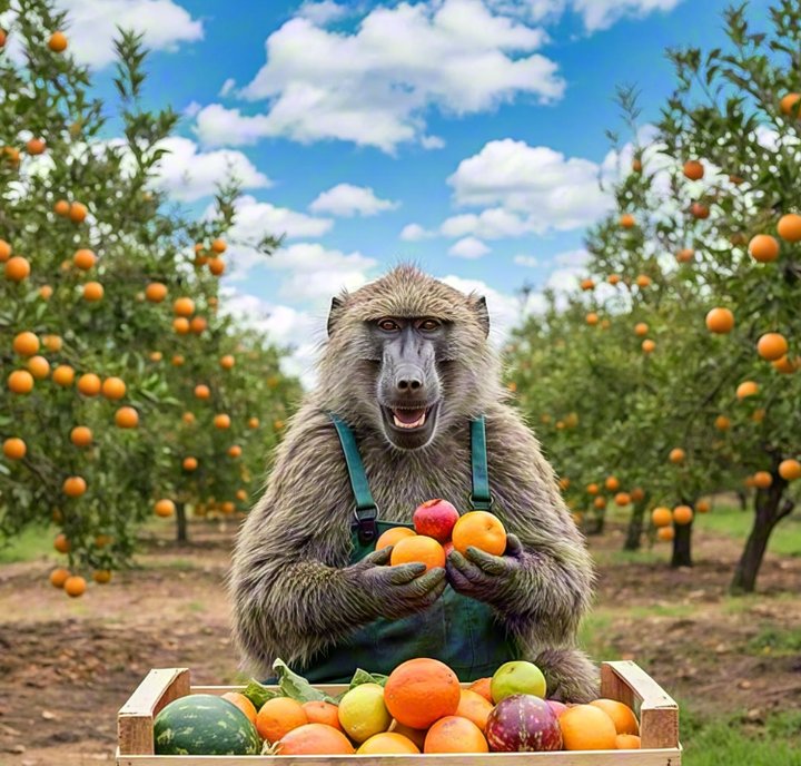 1206hot83's tweet photo. [These fat, mischievous orangutans always steal our picnic snacks, full of silly charm.]， https://t.co/YPBMpIWpmo